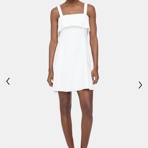 Theory Drape Back Mini Dress